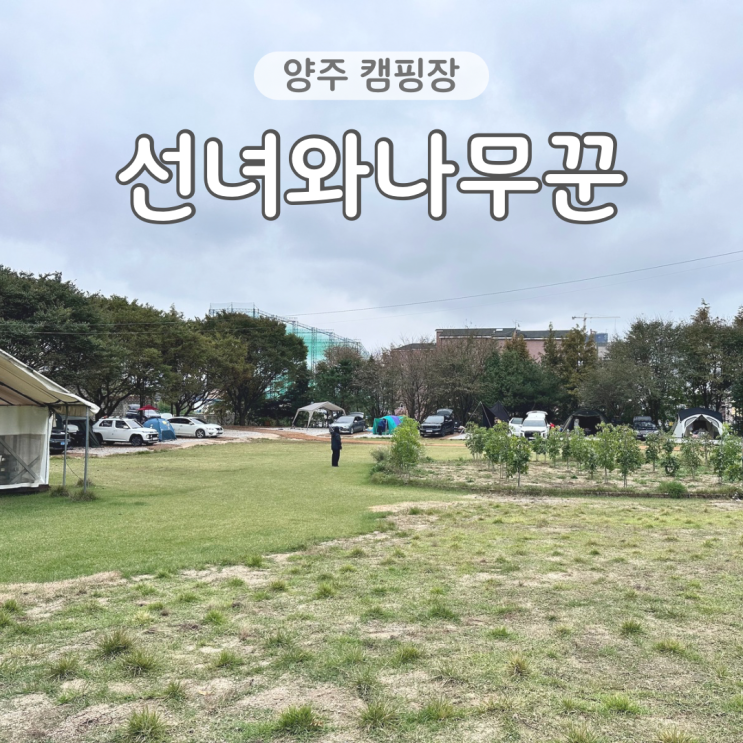  양주 선녀와나무꾼 캠핑장 아이랑 서울 근교 오토캠핑장 솔직후기