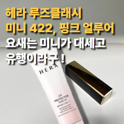 작은 한입의 우아함, 헤라 루즈클래시 미니 422, 파우치를 빛내는 데일리립스틱 후기!