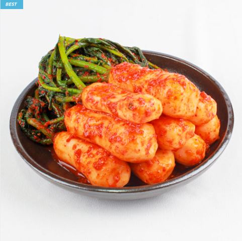 국산 알타리 무로 담근 전라도 손맛! ‘선김치’ 총각김치 2kg – 무첨가, 수작업 숙성으로 더 깊어진 풍미