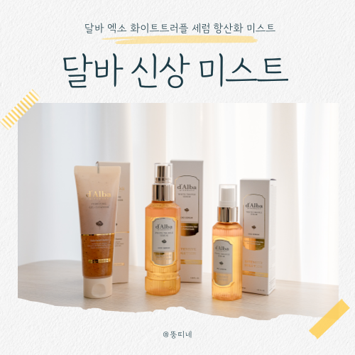 달바 신상 미스트 안티에이징 항산화 세럼 임산부도 추천