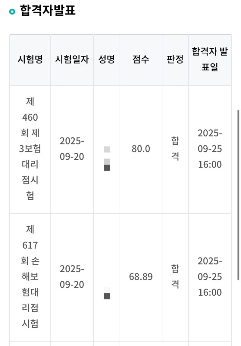 보험대리점 시험 합격 후기 (1)