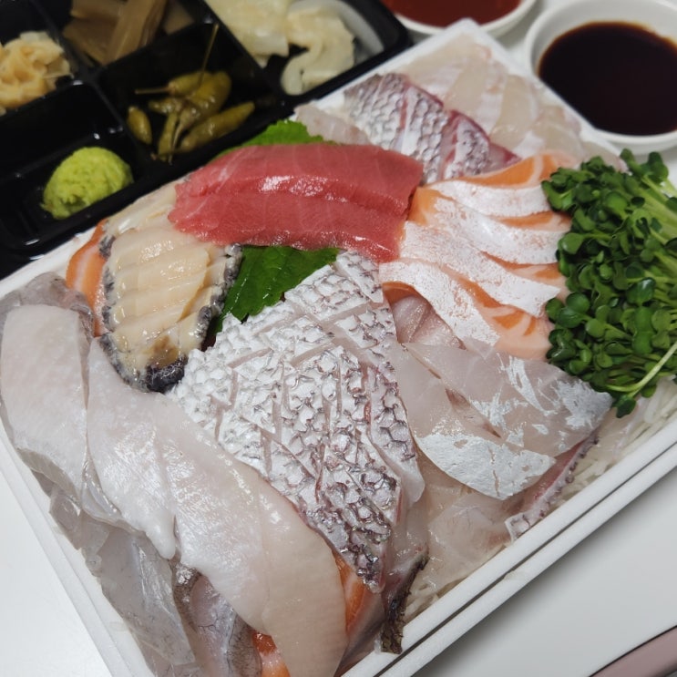  노량진수산시장 포장 깔끔한 독도수산 나만의 초밥 만들어먹기