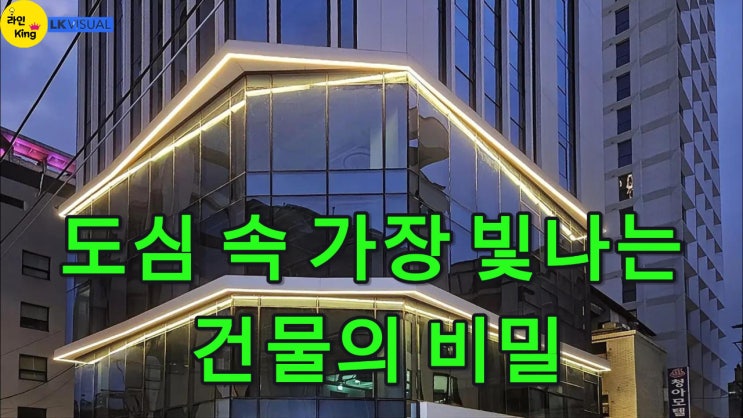  [경관형] 밤에도 눈부시게!세련된 라인 조명으로 도시의 밤을 디자인하다