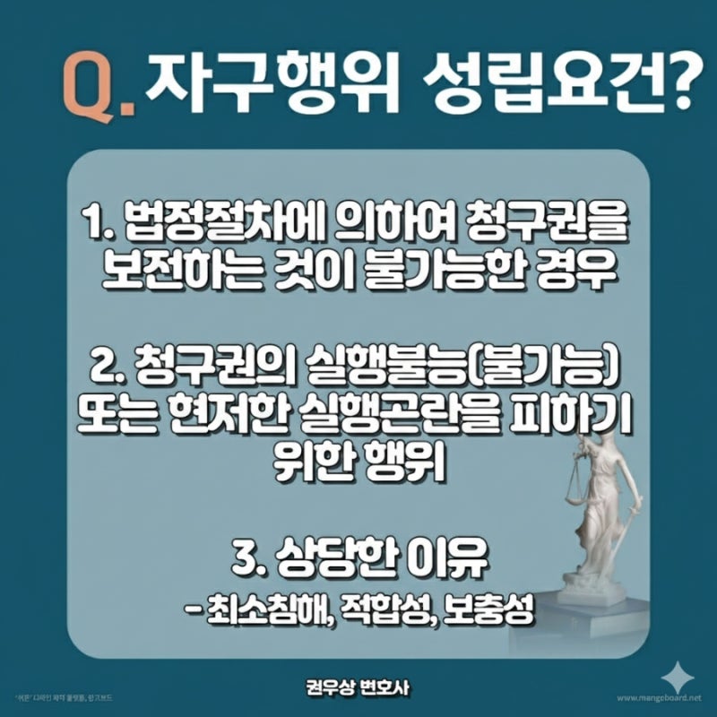 자력에 의하여 자신의 권리를 구제할 수 있는 행위? 자구행위 알아보기! 관련 이미지 4
