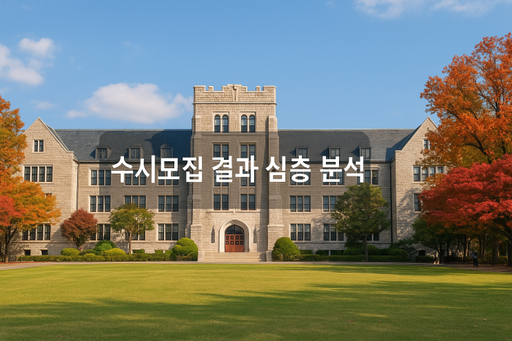  2026년 고려대학교 수시모집 결과 심층 분석