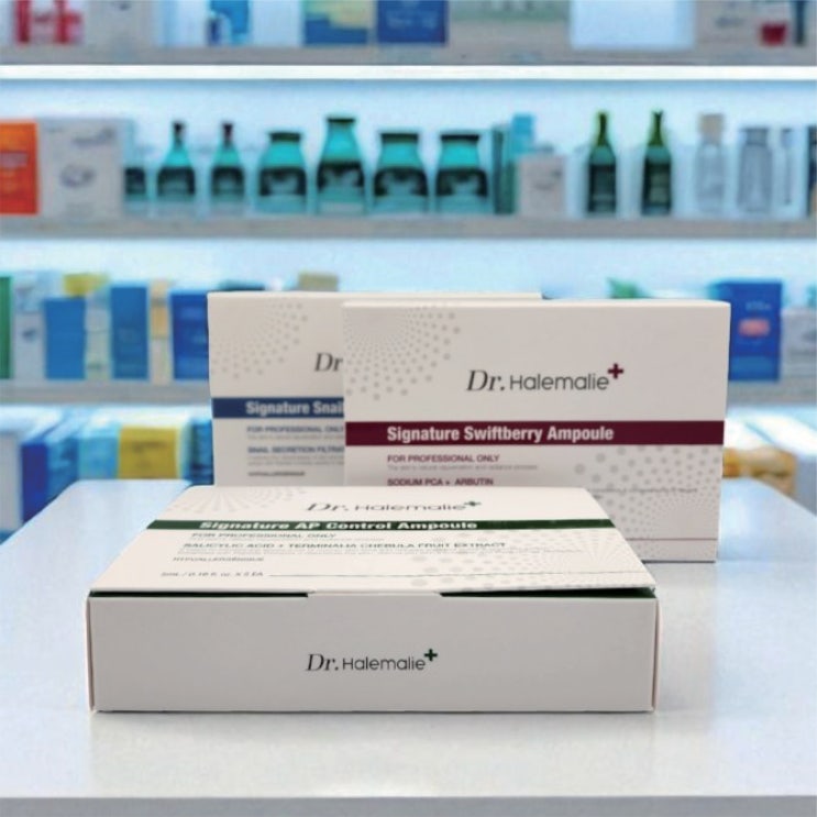  좀 더 특별한 구조의 앰플 5mL x 5개입 단상자 맞춤 제작 사례