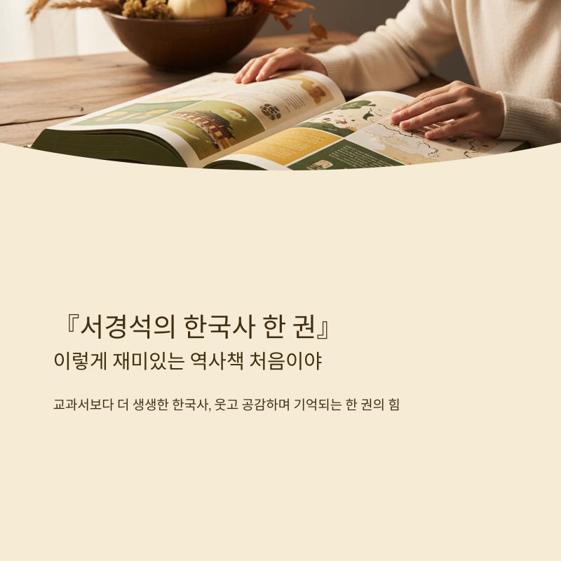 『서경석의 한국사 한 권』, 이렇게 재미있는 역사책 처음이야