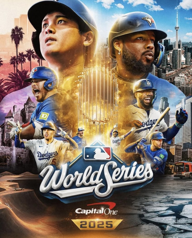 2025 MLB <b>월드시리즈</b> LA <b>다저스 토론토</b> 블루제이스!... 