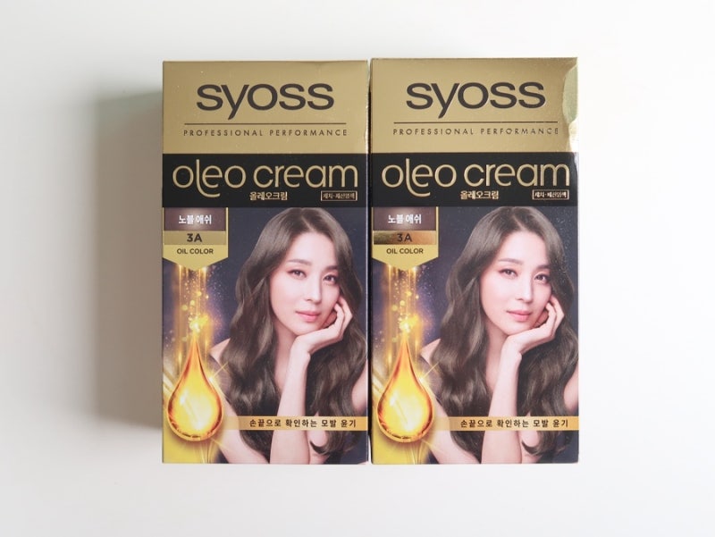 한고은염색약 사이오스 올레오 크림 3A노블애쉬 남자 새치 흰머리 커버
