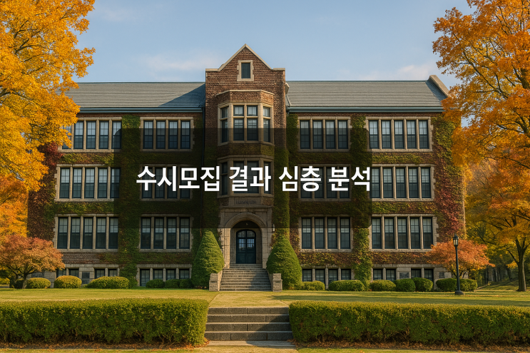  2026년 연세대학교 수시모집 결과 심층 분석