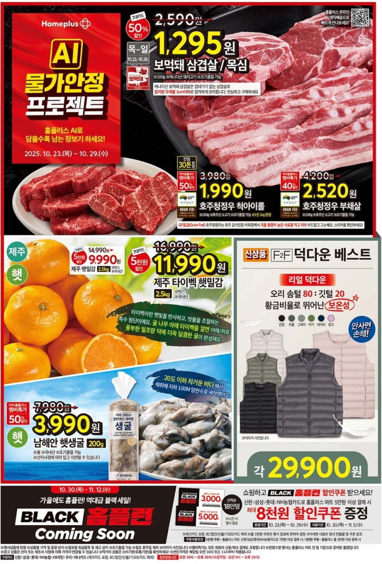  [홈플러스전단지]2025년 10월 23일(목) ~ 10월 29일(수)