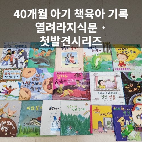  40개월 아기 책육아 | 첫발견 시리즈 · 열려라 지식문 · 개구쟁이 특공대 함께 읽은 후기