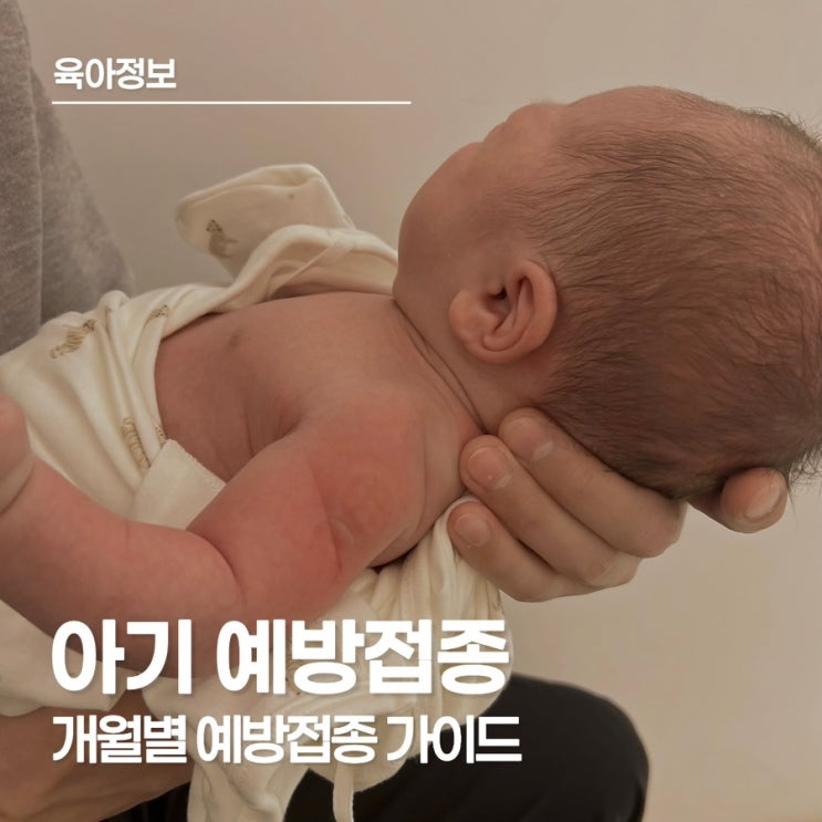  아기 개월별 예방접종 필수 가이드 (0개월-만 12세)