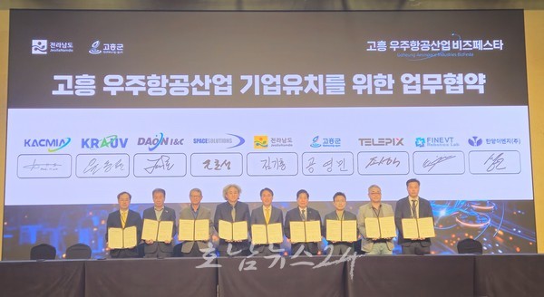  전남도와 고흥군, 우주·항공 기업 투자유치 본격화