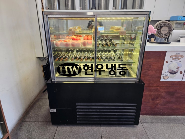  울산쇼케이스수리 냉장쇼케이스 소음으로 응축기팬모터 교체수리