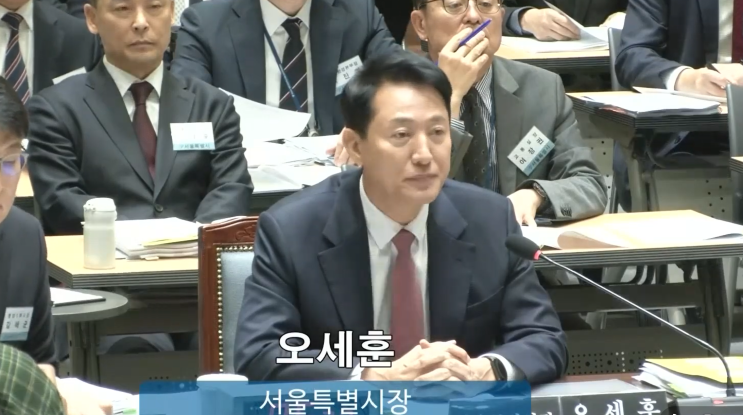 국감서 만난 <b>오세훈</b>과 <b>명태균</b>... '거짓말쟁이' 상호 비난전 펼쳐