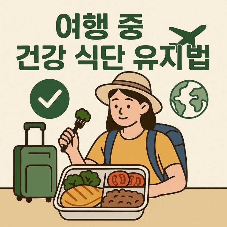  여행 중 건강 식단 유지법 ️ 즐기면서도 살 안 찌는 여행 식사 꿀팁 10가지!