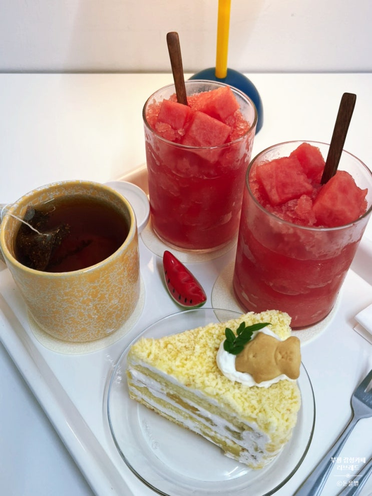  부평역 조용한 카페 추천 디저트 맛집 러브레드