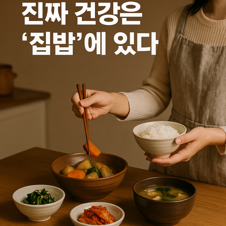  집밥이 건강에 좋은 진짜 이유 | 몸과 마음을 살리는 최고의 식습관