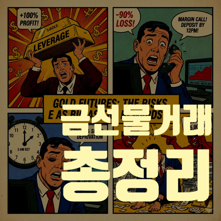  금 선물 거래의 모든 것: 증거금, 레버리지, 위험성 및 KRX 금시장 비교 총정리