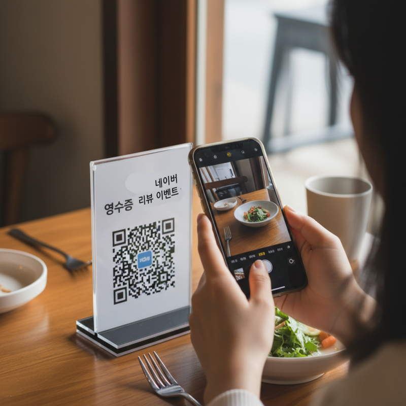 네이버 플레이스 리뷰 QR코드 만들기! 인포랩마케팅