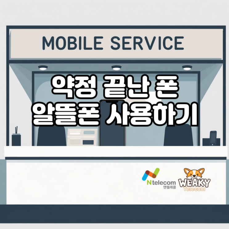  약정 끝난 폰 요금제 변경 알뜰폰으로 더 저렴하게 진행하기