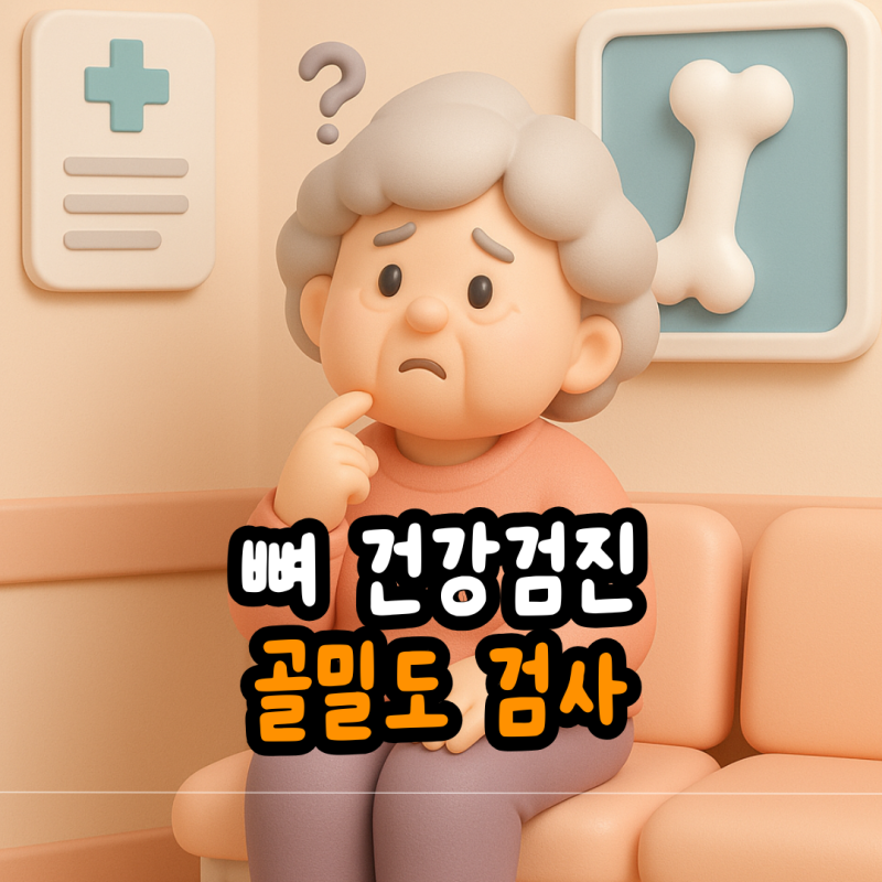 골밀도 검사시간, 비용, 검사나이, 결과해석 하는방법
