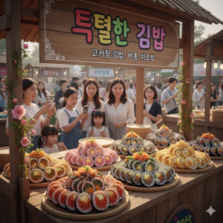  "2025 김천 김밥축제, 특별한 김밥의 향연에 초대합니다! "