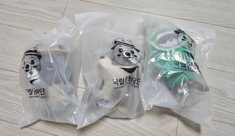 국립공원공단 굿즈 반달이, 달콩이 가방걸이 ❤️