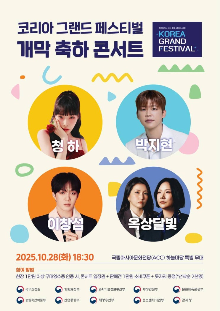 2025년 <b>코리아 그랜드 페스티벌 개막</b>축하 콘서트 개최 행사... 