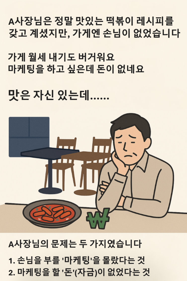  텅 빈 가게가 3달 만에 '줄 서는 맛집'이 된 비결 (ft. 정책자금 + 8주 마케팅)