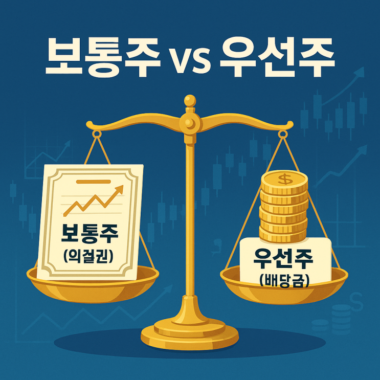  주식 용어 공부하기 - 보통주, 우선주