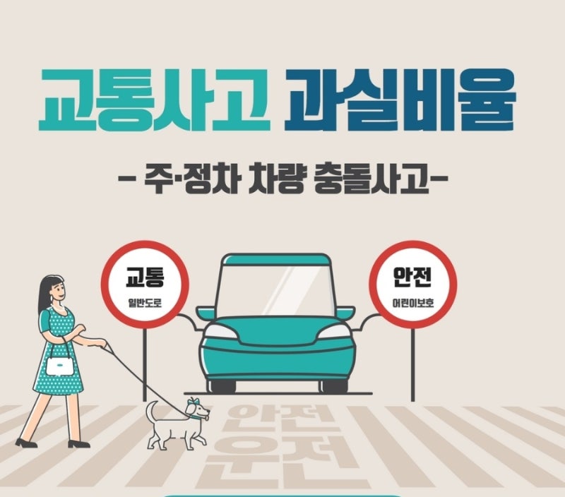 [차 대 차] 도로 갓길에 주·정차 중인 차량과 충돌한 경우, 과실비율은? 관련 이미지 1