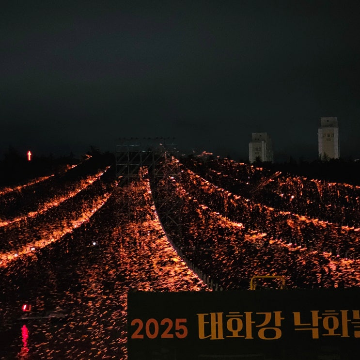  울산공업축제 2025 태화강 낙화놀이 드론쇼 관람 후기