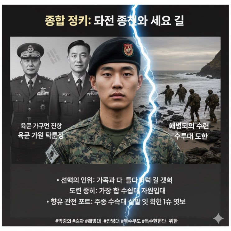   "할아버지는 육군, 나는 해병대" 박정희 장손, 가문 이어 3代 군인 도
