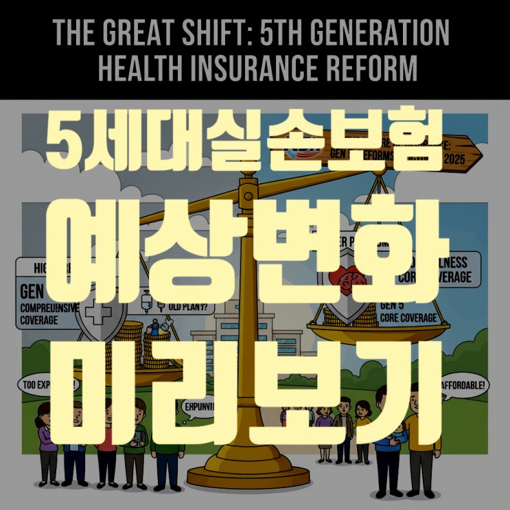  5세대 실손보험 D-DAY? 보험료는 반값, 보장은 반토막? 미리 알아보는 예상 변화 총정리 (2025년 10월 최신)