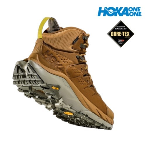 호카 HOKA 카하2 GTX 고어텍스 방수 발이 편안한 미드 트레킹화 장거리 등산화 클라이밍화(지친....