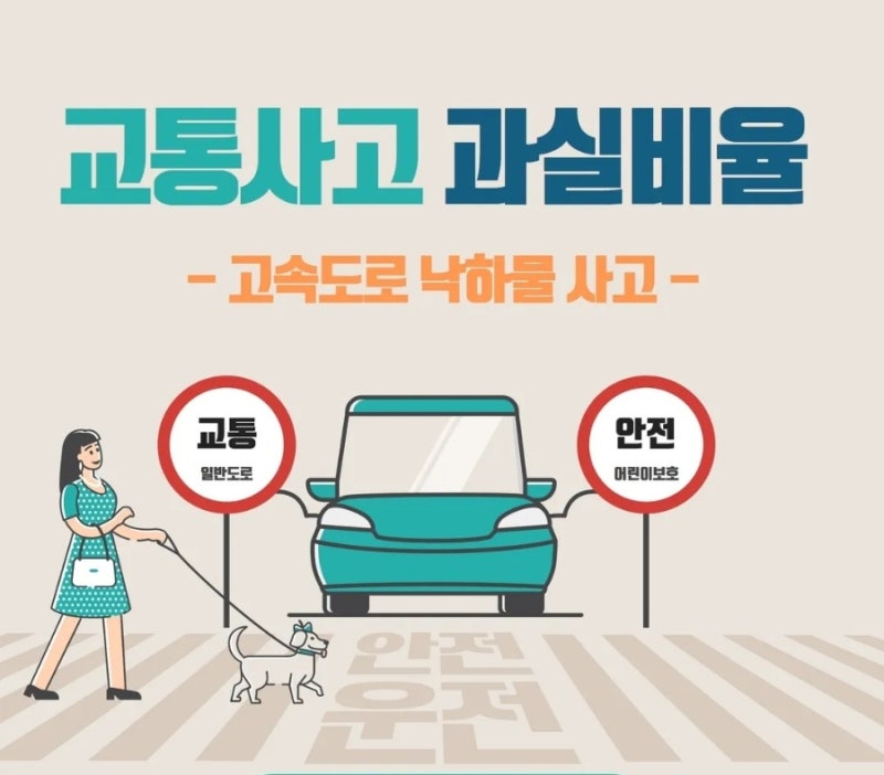 [차 대 차] 고속도로 주행 중 선행차량에서 낙하한 적재물을 피하지 못하고 충돌한 경우 과실비율은? 관련 이미지 1