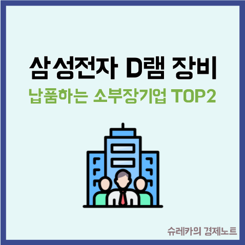  삼성전자에 D램 장비를 공급하는 소부장 기업 TOP2