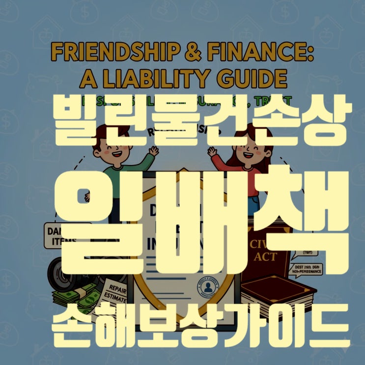  친구에게 빌린 물건 파손? 일상생활배상책임보험(일배책)으로 해결하는 손해배상 가이드 A to Z