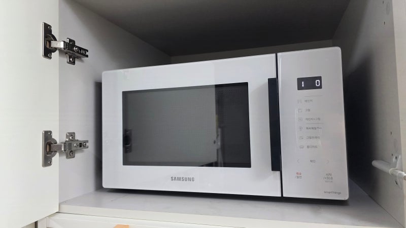 감성주방 완성템! 삼성전자 비스포크 전자레인지 터치식 23L 솔직 후기