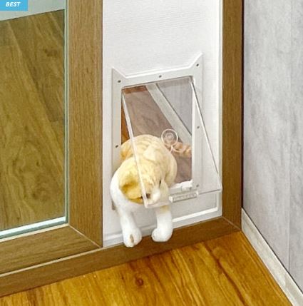  “반려견·반려묘 베란다 출입 걱정 끝! 요기펫 높이조절 펫도어 안전문”