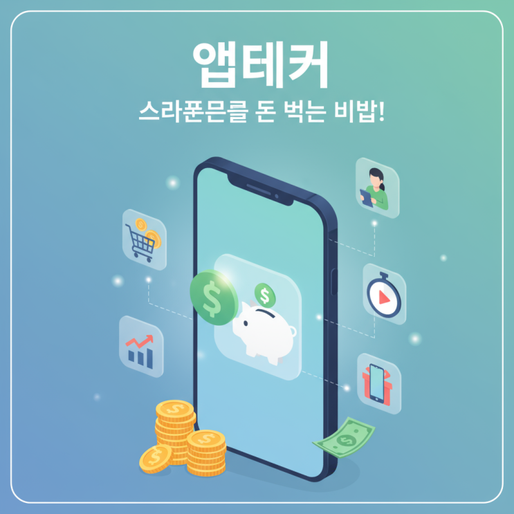   2025년 최신! 스마트폰 하나로 가능한 앱테크 부업 TOP 5