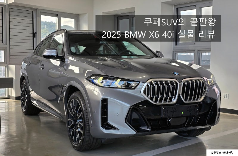 2025 BMW X6 제원 정보 포토 및 실내외 적용 옵션 40i xDrive로 살펴보기