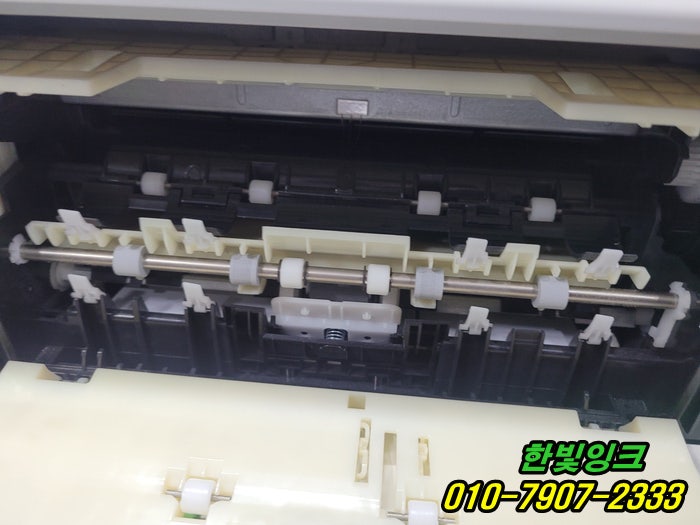 인천 계양구 효성동 HP8715 프린터수리 용지 안올라옴 증상 양면기 용지함 교체 설치 작업