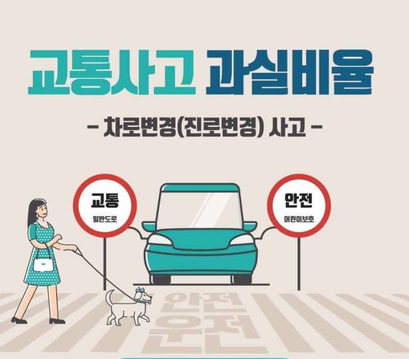 [차 대 차] 차로 변경(진로 변경) 중 발생한 사고, 과실비율은? 관련 이미지 1