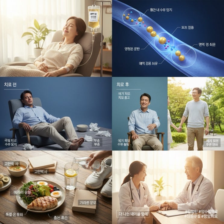   "알부민이 암 환자의 체력을 되찾는다" 의사가 추천하는 회복 주사
