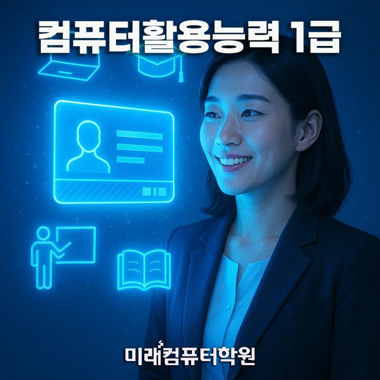  컴퓨터활용능력 1급 — 국비지원으로 실무형 사무전문가 되기!, 부산엑셀학원