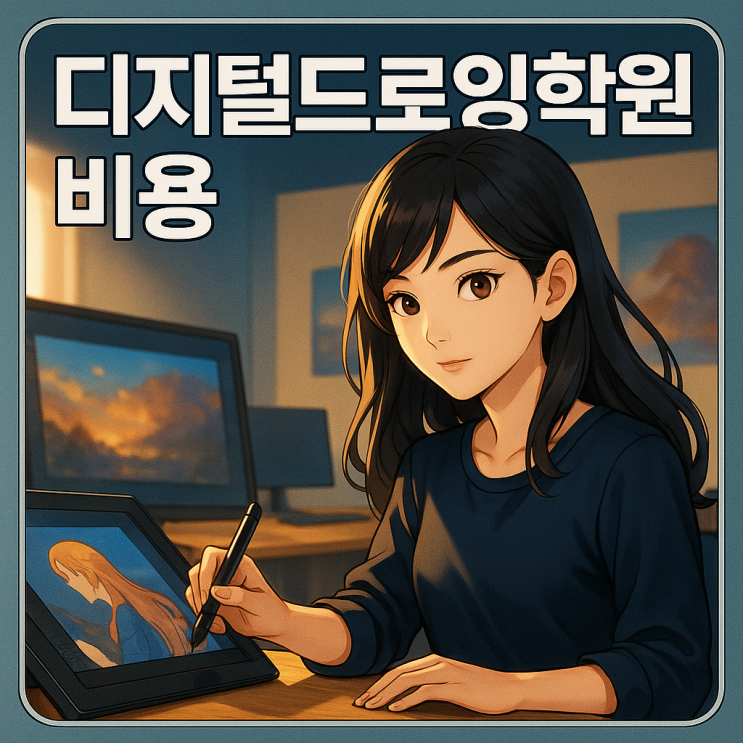  디지털드로잉학원 비용｜생각보다 비싸지 않았던 이유와 꿀팁 공유