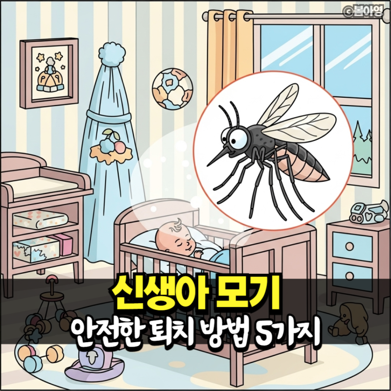 신생아 모기, 안전한 퇴치 방법 5가지
